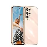 [Modelo Compatible]: Kaywzo Carcasa de teléfono tpu galvanoplastia especialmente diseñada para Samsung Galaxy S22 Ultra 5G.