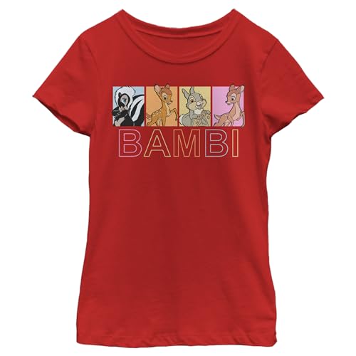 Disney Girl's Bambi Characters Box Up T-Shirt