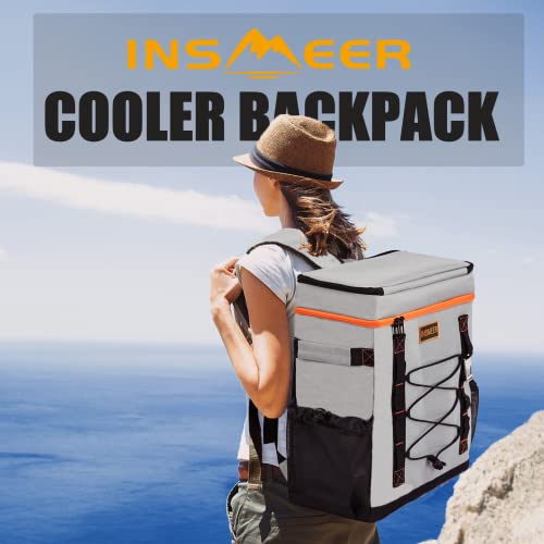 INSMEER Mochi Termica Mochila De Viagem Leve Resfriador De Mochila Isolada À Prova De Vazamentos Par