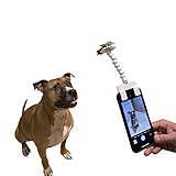 Pet Selfie Tool Smartphone Attachment Dog Selfie Stick Cellphone Treat Holder for Training Perfect Photo of Dogs Cats Captivate Attention Portrait Compatible on All Smartphones with Case (White)