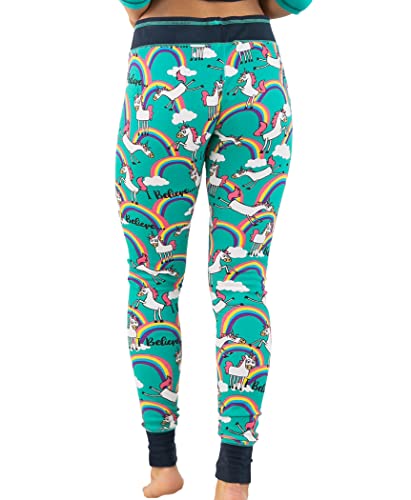 Lazy One I Believe Unicorn Women's Leggings And Tees, Pajama Separates, Cozy Loungewear For Women (X-Large) #TOP1