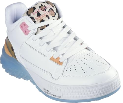 Skechers - Mens Snoop Dogg: Sizzle - Buckets Bombay Sneakers, Color White/Multi, Size: 9.5 M US