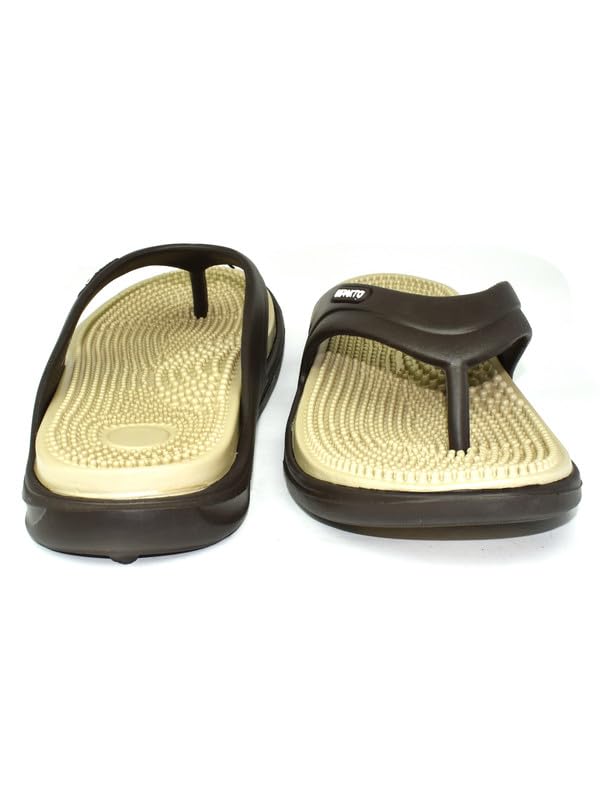 Image of Impakto by Ajanta Classic Slippers for Men | Stylish, Comfortable & Lightweight Flip Flops for Men's | Flexible & Durable | Flat, Rubber, Anti Skid, Soft Daily Use Chappal