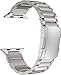 Produktbild MaKTech Titan-Armbänder,Metallband mit Schildkrötenschnalle,Kompatibel mit Apple Watch Series 8/7/6/SE/Ultra/2022 (45mm/44mm/49mm,Silber)