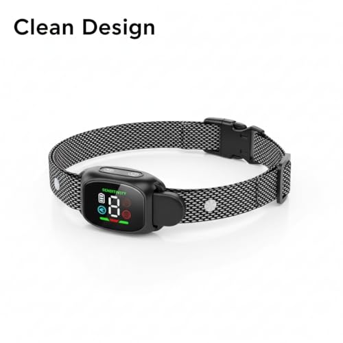 Vibrationshalsband für Hunde – Dual-Mikrofon KI-Filter – Indoor/Outdoor Training