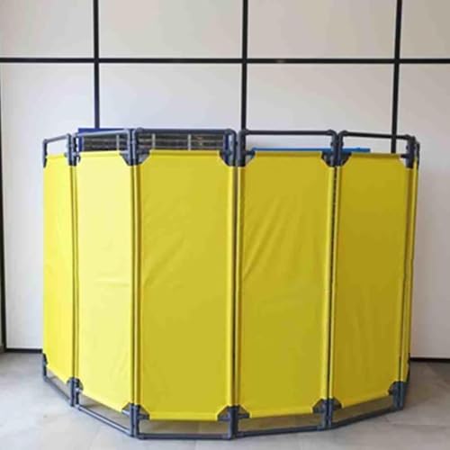 Barrière en plastique pliable et portable – Cadre en PVC