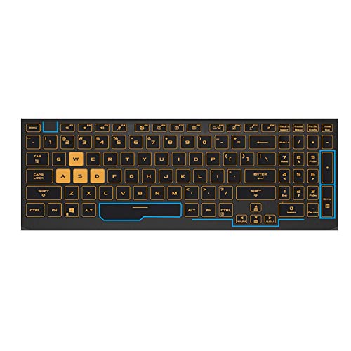 Image of TPU Keyboard Protective Cover Case for ASUS TUF Dash F15(2021) FX506 Gaming F15 FX506 F17 FX706 A15 FA506 A17 FA706(2021) A15 TUF506 /566 A17 TUF706 /766 - Clear
