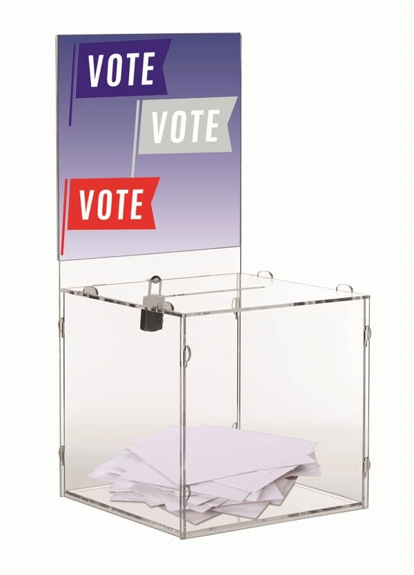 Urnes transparentes en kit 400 bulletins : simplifiez vos scrutins de CSE
