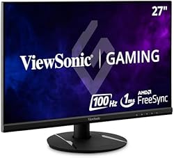 ViewSonic OMNI VX2716 27 Inch 1080p 1ms 100Hz Gaming Monitor with IPS Panel, AMD FreeSync, Eye Care, HDMI and 