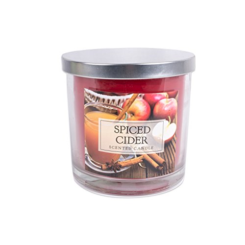 DII Z01477 3-Wick Evenly Burning Highly Scented Jar Candle Spiced Cider