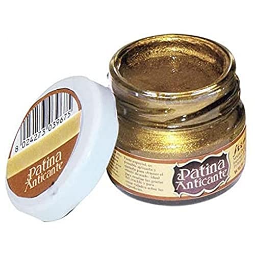 Stamperia Patina Anticante-20 ml-Oro, Multicolor, 4.3cmX4cm