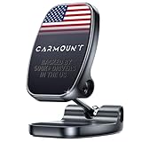 CARMOUNT F2 Adjustable Car Mount | 2.0 Magnetic Phone Mount, Dashboard Phone Holder for Car, 6X N52 Magnets, 360° Rotation & Tilt, Universal Dash Mount for All Cell Phones