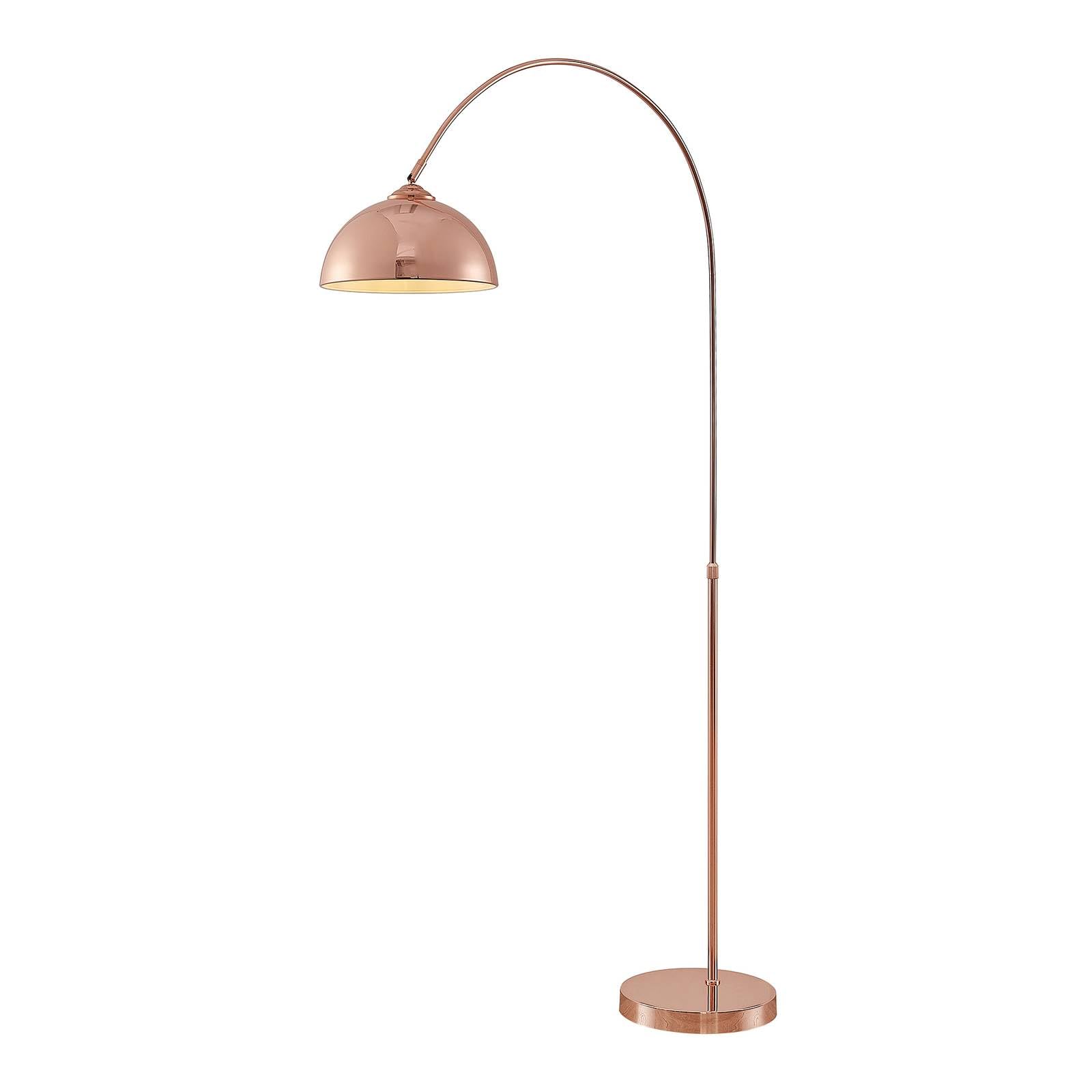 Lindby Lampada da terra (Moderno) colore Marrone, in Metallo ad es. Soggiorno & Sala pranzo lampada arco pavimento