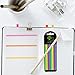 Tofficu 4pcs Professional Reading Strips Portable Highlighting Tabs for Enhanced and Visual Tracking for Students and Office Use Multi-Color Options Easy to Carry