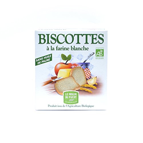 Moulin Du Pivert - Biscottes bio blanches 270G Cover