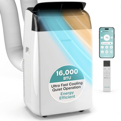 SereneLife 16,000 BTU Inverter Portable AC with Heat