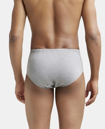 Image of Jockey 8035 Men Super Combed Cotton Solid Brief with Ultrasoft Concealed Waistband (Pack of 2)