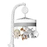 Just Born Animal Kingdom Musical Mobile, Safari/Jungle Grey