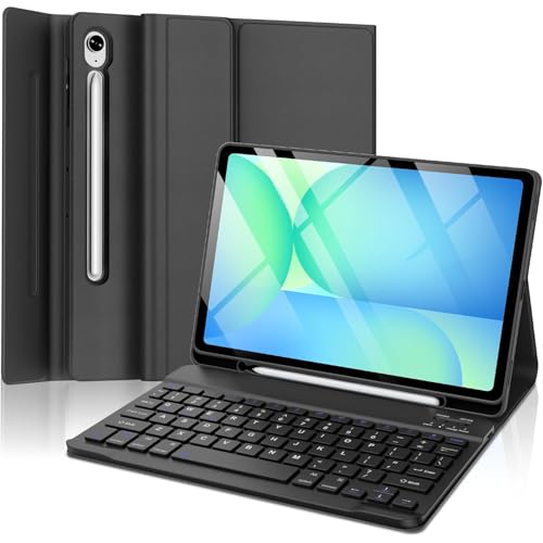 Teclado Bluetooth desmontable para Samsung Tab S10 FE funda protectora con ranura S Pen