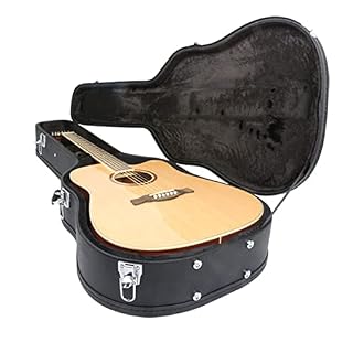 Housses pour guitare,Etui Rigide pour Guitare Acoustique Rembourrage Epais d’env 2cm Coffret de Rangement à L’intérieur… - Les Beatles, Paul McCartney, John Lennon, RIngo Starr, George Harrison