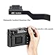 JJC Metall-Blitzschuh-Daumengriff Daumenauflage für Fujifilm Fuji X-Pro3 X-Pro2 X-Pro1 XPro3 XPro2 XPro1 Kamera-Handgriff, Daumen nach Oben Griffe, bessere Balance und Griffigkeit