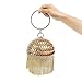 YUEZHAN Bolso De Noche Bolso De Mano con Borlas De Bola para Mujer De Metal con Cristales para Fiesta Noche Boda Bolso De Mano para Novia Bolso De Mano Tipo sobre Ym8109Gold Imagen de YUEZHAN Bolso De Noche Bolso De Mano con Borlas De Bola para Mujer De Metal con Cristales para Fiesta Noche Boda Bolso De Mano para Novia Bolso De Mano Tipo sobre Ym8109Gold
