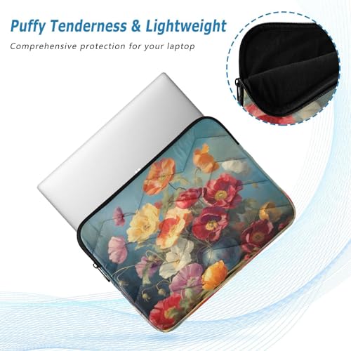 Funda para laptop con flores coloridas para 13-14 pulgadas miniatura 5