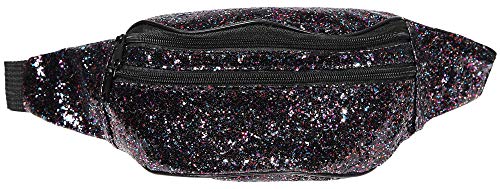 Excellanc Sac Banane à Paillettes Noir Cover