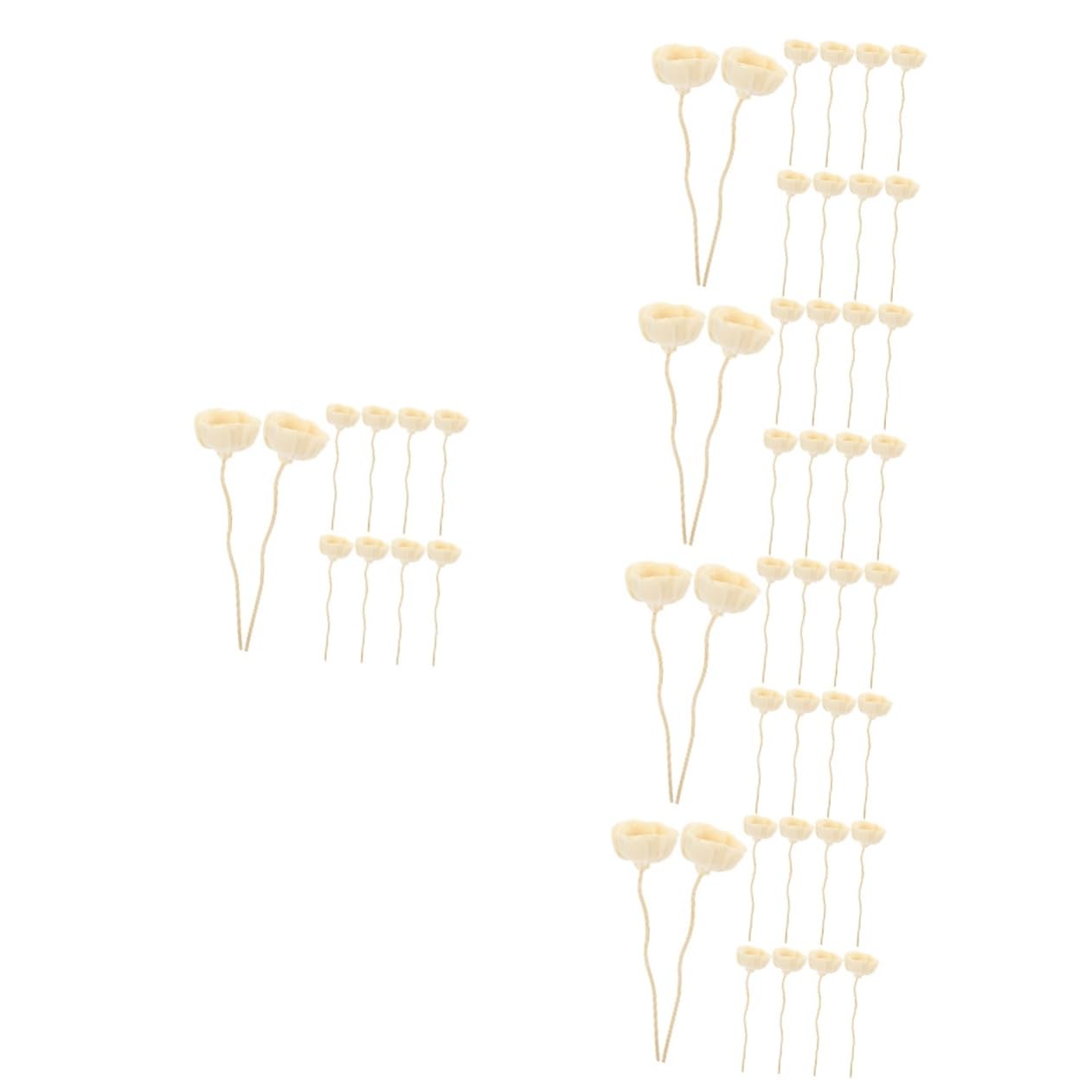 Mikikit 5 Series Difusor De Aromaterapia con Varillas De Ratán Y Flores Difusor De Aromas Aceites Esenciales Recambios Recambios Varillas Difusoras Flores Varillas 10 Piezas x 5