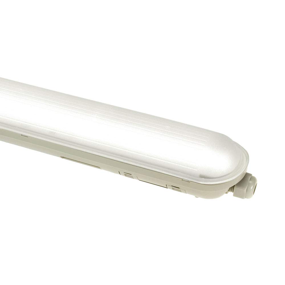 NCC-Licht LED Deckenleuchte Feuchtraumleuchte Limea Gigant Pro 150cm IP66 27/37/47/58W 4200-8700lm Neutralweiß 4000K