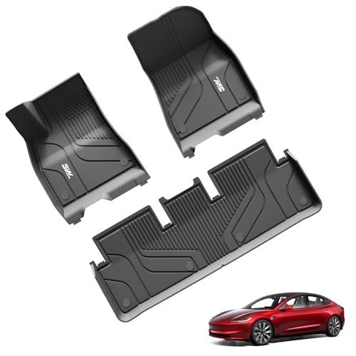 3W Fußmatten und Kofferraumwanne für Land Rover Discovery Sport L550 2020-2025, TPE Allwetter Maßgeschneiderte Fußmatten 1-2 Reihen und Kofferraummatten Komplettset Land Rover Autofußmatten