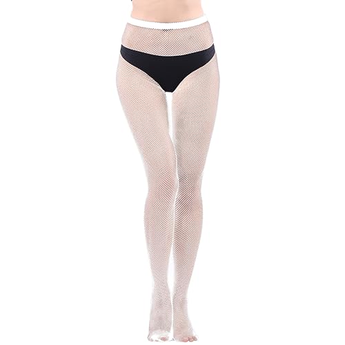 Image of Bestjybt Womens Fishnet Tights High Waist Mesh Fish Net Stockings Pantyhose