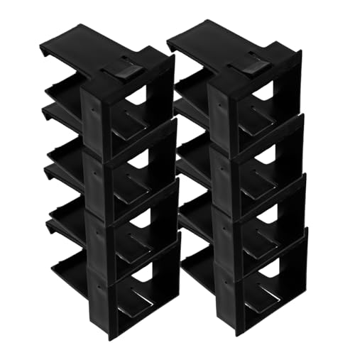 MUSISALY 10pcs Concealed Circuit Breaker Bracket Compact Fixed Mounting Base for Small Breakers Reliable Support for Home Office Shopping Mall Installations