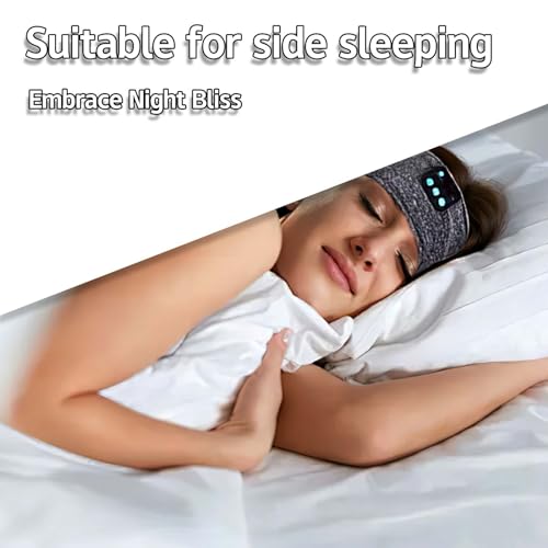 RAUWIZX Bluetooth Music Sleep Headphones, Bluetooth Sports Headphones, Talking Hairband with HD Stereo Speakers for Exercise, Jogging, Yoga, Insomnia, Travel, Meditation Meditation - Image 6