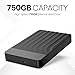 Meyritech 750GB USB 3.0 Hard Drive Type-C for Portable External Data Storage, Macbook, iMacs, PCs, Laptops, Xbox One & PS4 Consoles (Capacity, 750GB)