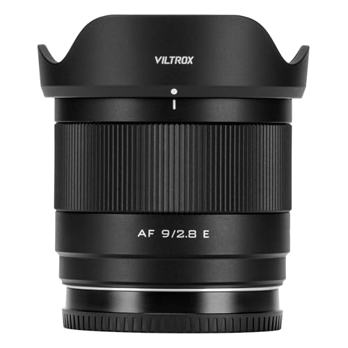 VILTROX 9mm f2.8 E, AF 9mm F2.8 Air E Mount Objektiv für Sony E, Autofokus APS-C...
