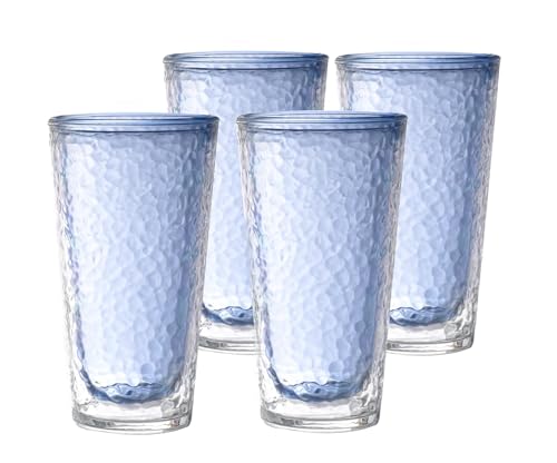 KLIFA- NICE- 20 oz, Set of 4, Acrylic Insulated Tumbler ...