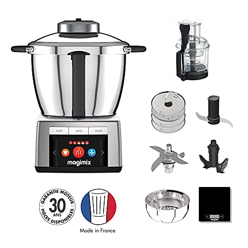 Magimix Multifunktions-Küchenmaschine, Koch-Experte, Chrom, satiniert – Bild 3