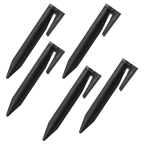 Kit de 100 estacas de césped de 3.3 pulgadas de plástico para Husqvarna Automower, cortacésped Robomow, Worx Landroid, MAMMOTION cortacésped Kowoll Mowro EF ECOFLOW, valla para mascotas