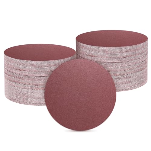 HARFINGTON 100 disques ponçage 2" grain 120 oxyde rouge