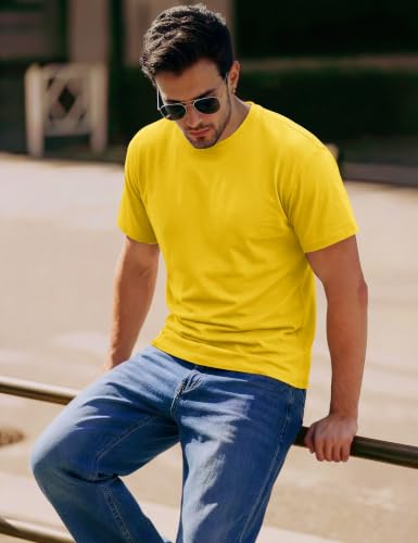 Image of MAGCOMSEN Mens T-Shirts Short Sleeve UPF 50+ Lightweight Moisture Wicking Basic Crewneck Casual Summer Cooling T Shirt