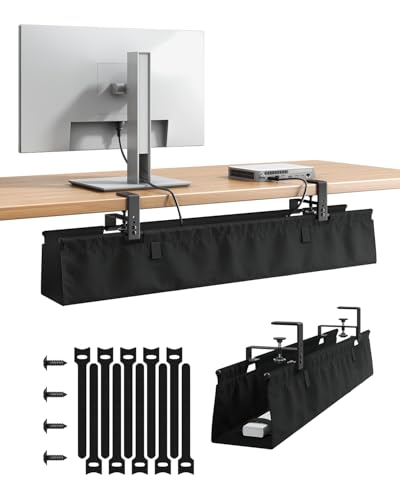 Cable management bureau 91 cm étanche avec fixation par pinces