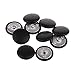 20x Botones Rondas Forrado de Cuero Artificial Accesorios para Hacer Ganchillo, Bolso,...