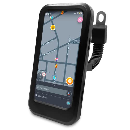 Suporte Universal Capinha Moto Com Carregador Usb Garra X Celular Moto Seguro Articulado Multifuncio