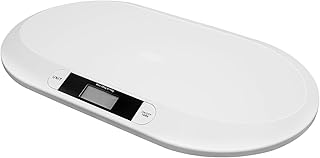 Babywaage, Digital Kinderwaage bis 20kg, Baby Waage mit LCD-Anzeige, Tara-Funktion, 3 Einheiten, Digitalwaage für Neugeborenen