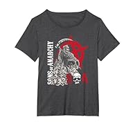 Officially licensed Sons of Anarchy merch. Ride free or die with the outlaw motorcycle club SAMCRO. Show off your favorite 2000's TV show in this unique biker inspired gear. Perfect graphic apparel for fans of 2000's Shows, Biker Shows, Motorcycles, ...