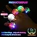 MINGOMINGO 25 Pack Led Light up Rings & Glow Rings Bulk Party Favors - 3-Mode Flashing LED Jewelry, Christmas Party Favors, Stocking Stuffers for Kids, Treasure Box Toys for Classroom, Easter Egg Fillers