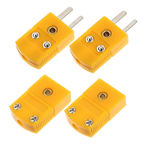 Connecteurs thermocouple K de précision SOLUSTRE, adaptateur isolant de haute durabilité