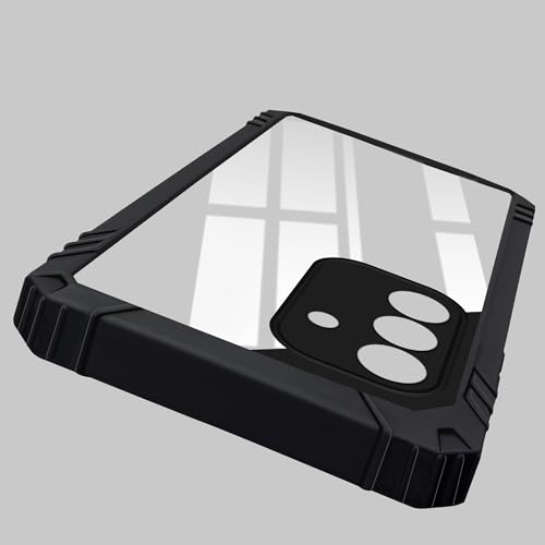 Image of Jkobi Back Cover Case for Samsung Galaxy A26 5G (Ultimate Shockproof Bumpers | Anti Yellow | Rugged Armor | Hybrid PC | Black)