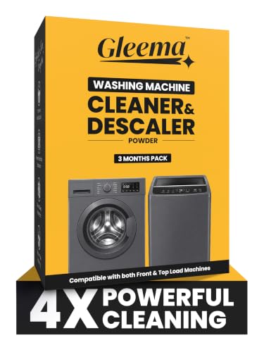 Image of Washing Machine Descaler & Cleaner | Pack of 3 Month | Cleans machine drum and Removes Limescale & Odor | Suitable for Top & Front Load | 240g (3 Pouch)